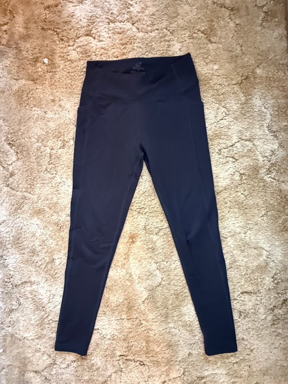 Woolx McKenna Merino Wool Pocket Leggings Black Women’s Small